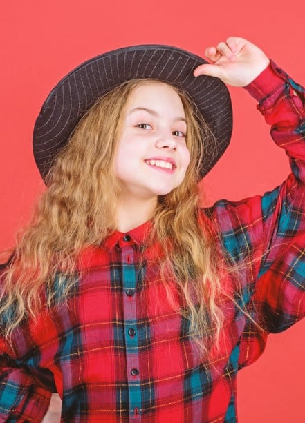 Enter,Acting,Academy.,Girl,Artistic,Kid,Practicing,Acting,Skills,With
